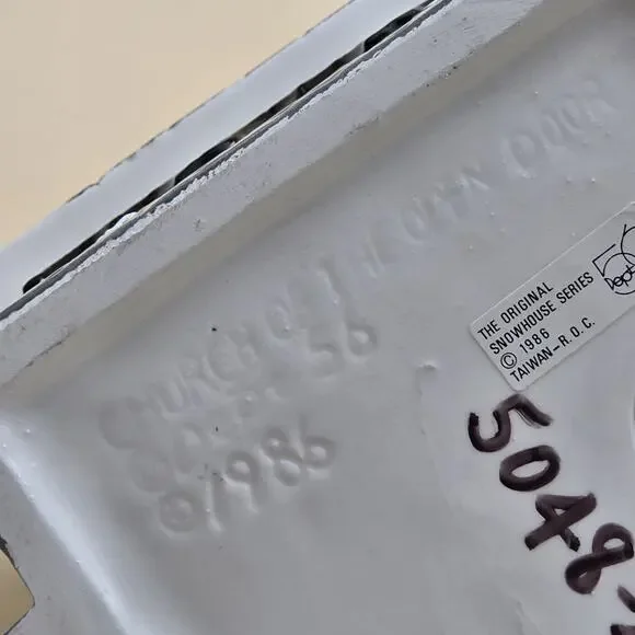 Dept. 56 CHURCH of the Open Door Original Snow Village Lighted 5048-2 VTG 1986 - Picture 9 of 13